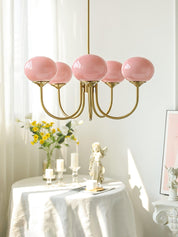 Hedone - Hand-Sprayed Glass Chandelier