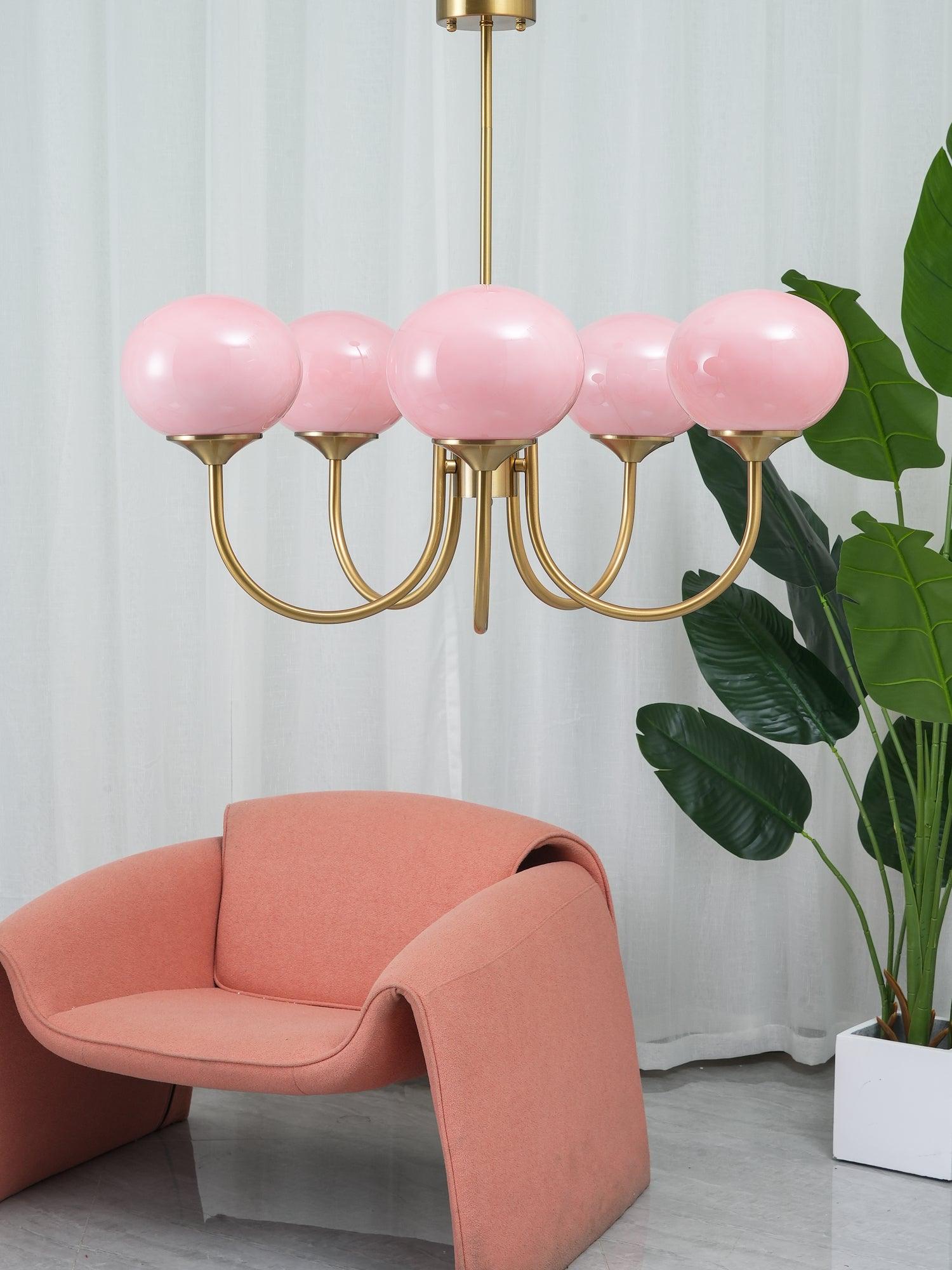 Hedone - Hand-Sprayed Glass Chandelier