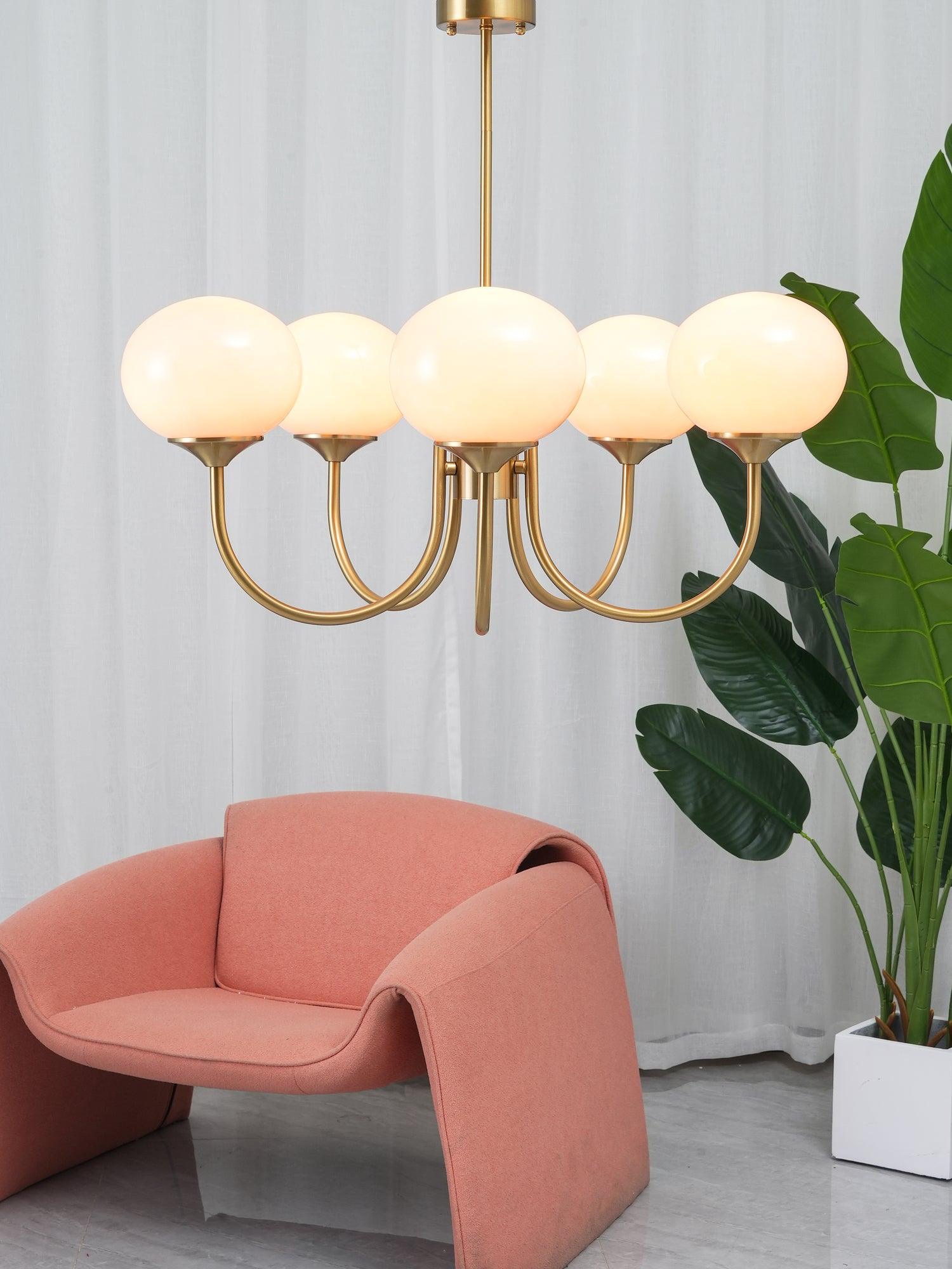 Hedone - Hand-Sprayed Glass Chandelier