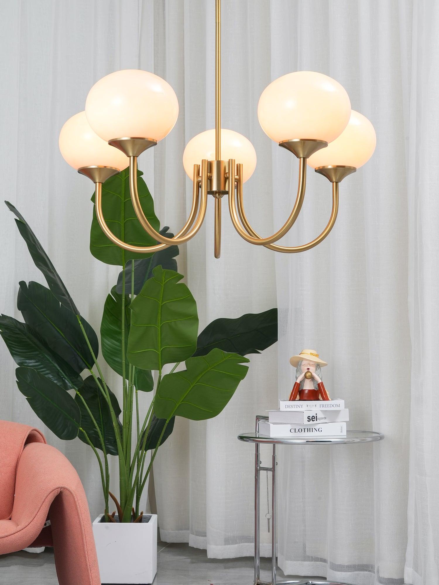 Hedone - Hand-Sprayed Glass Chandelier