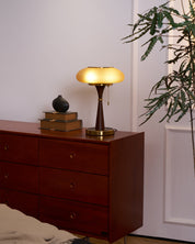 Thallo - Mushroom Glass Shade Table Lamp