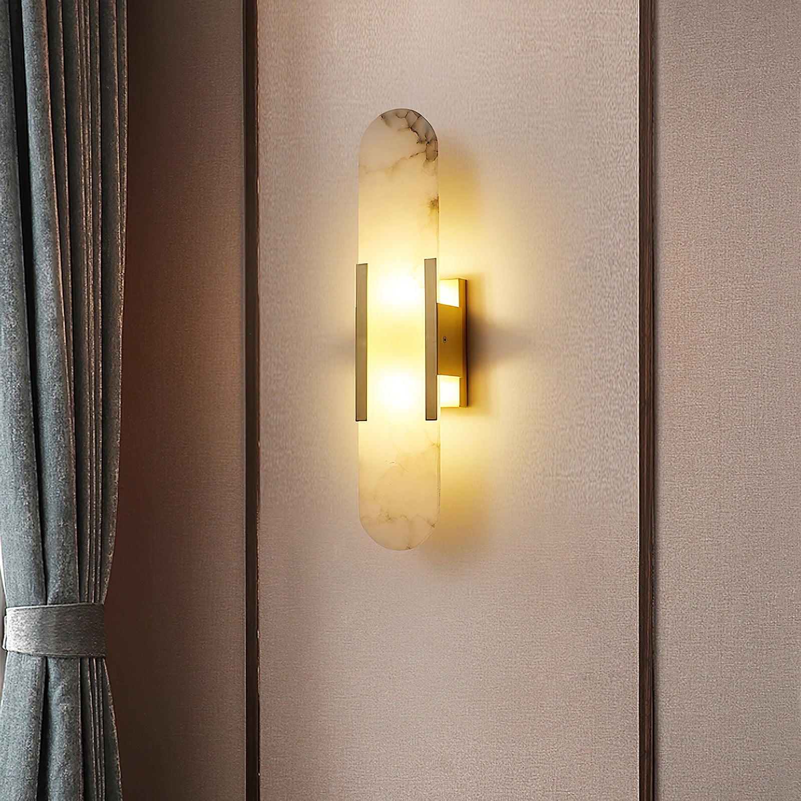 Prymno - Alabaster Wall Sconce