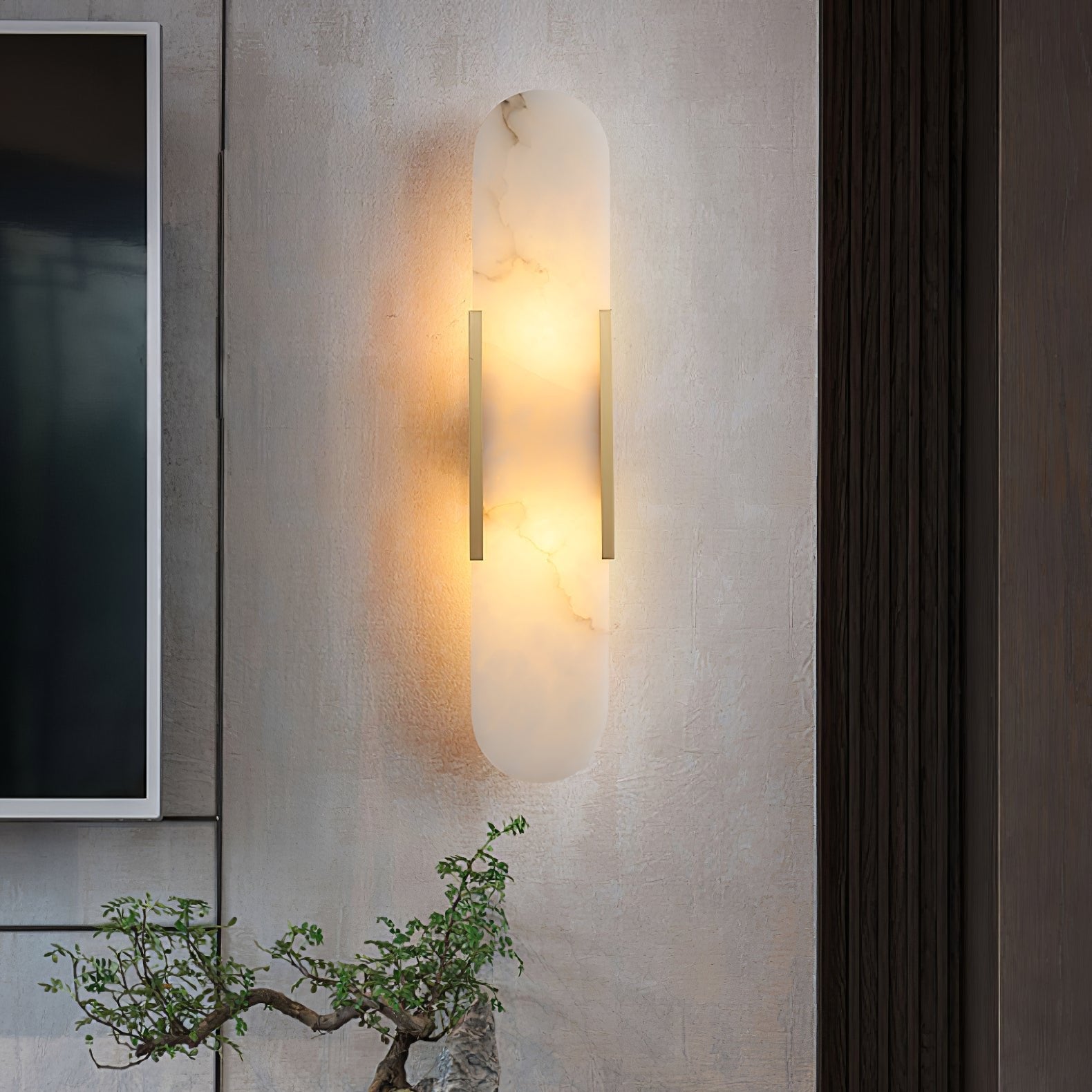 Prymno - Alabaster Wall Sconce