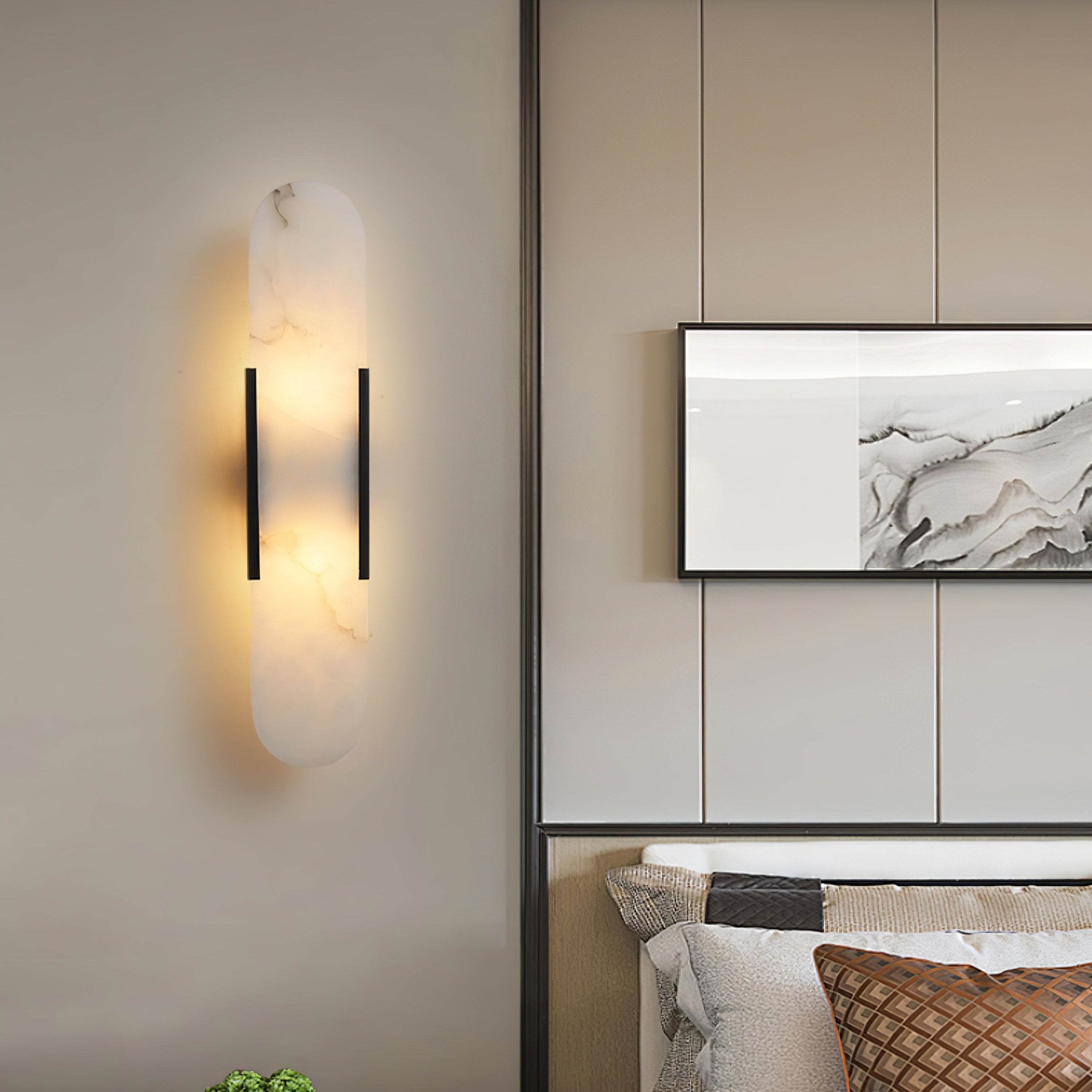 Prymno - Alabaster Wall Sconce