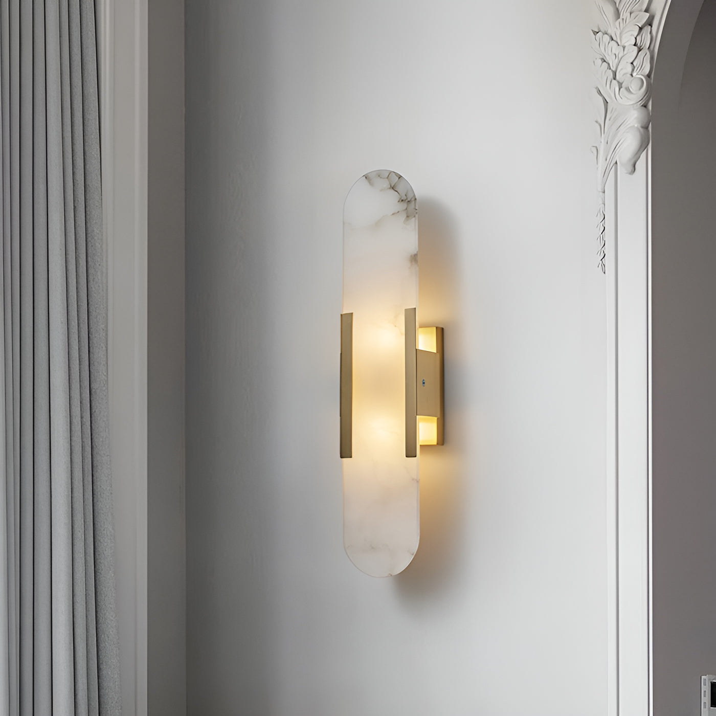 Prymno - Alabaster Wall Sconce
