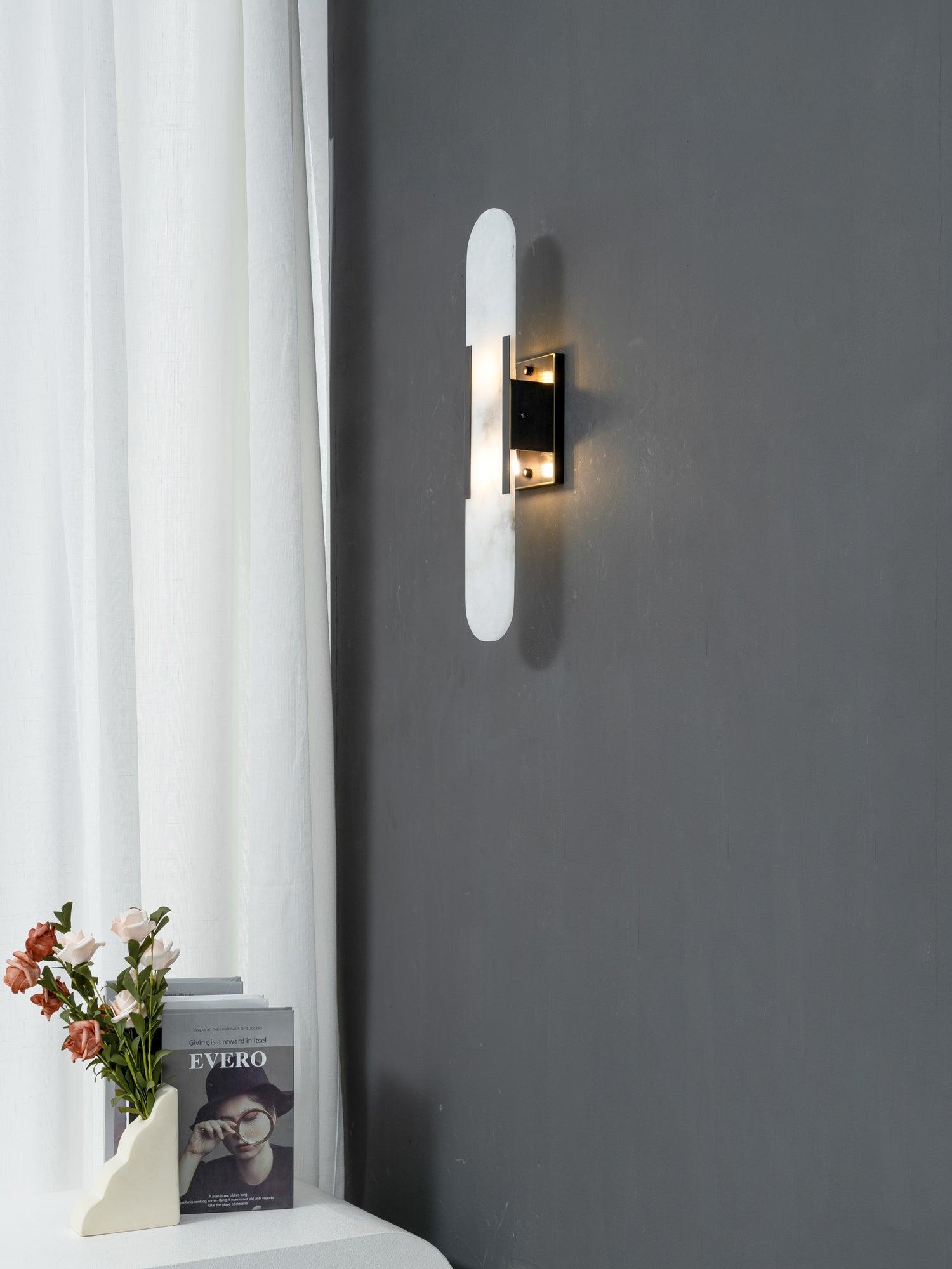 Prymno - Alabaster Wall Sconce