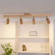 Philyra - Wood Rail Track Lighting