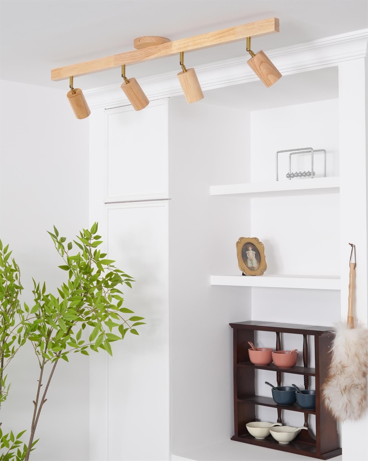 Philyra - Wood Rail Track Lighting