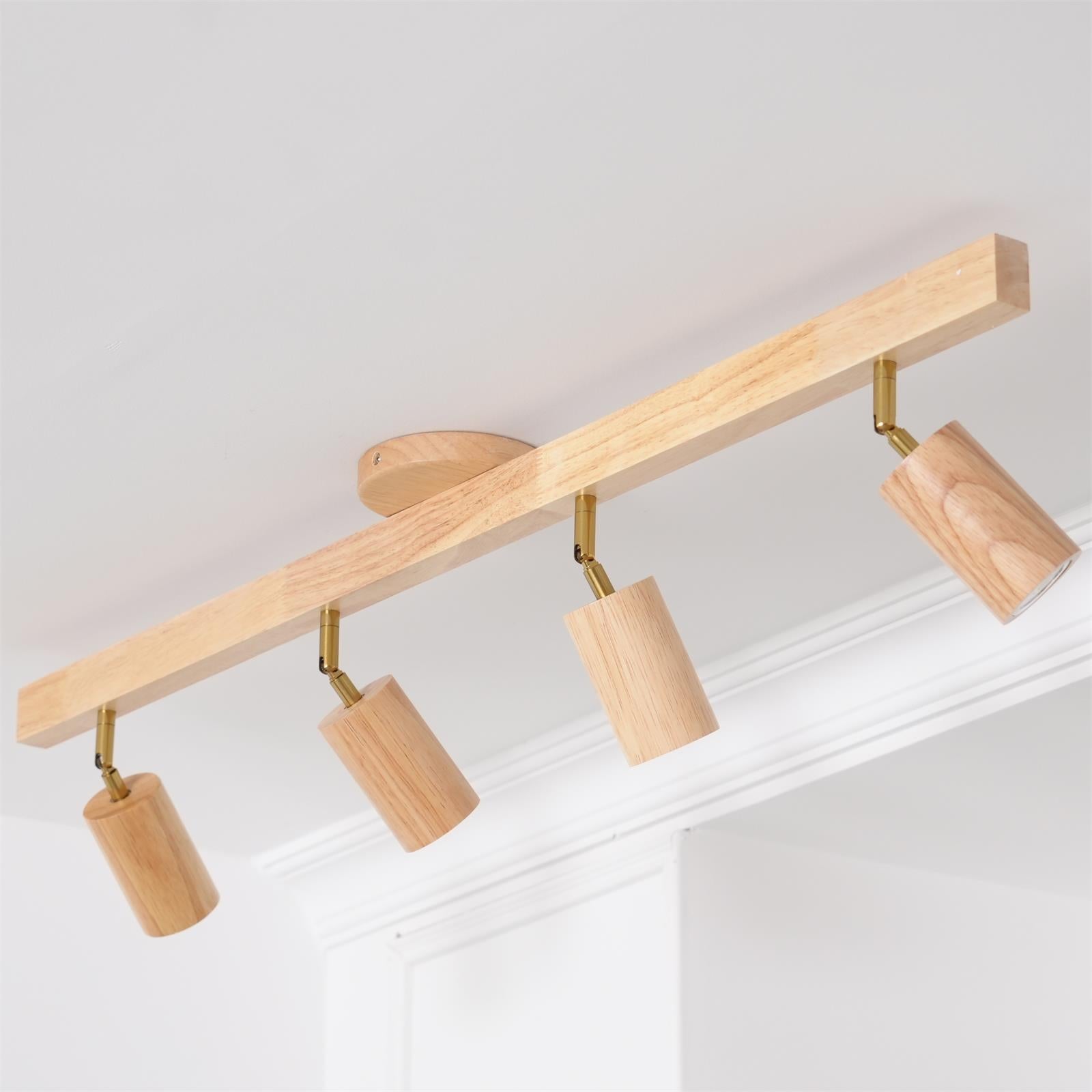 Philyra - Wood Rail Track Lighting