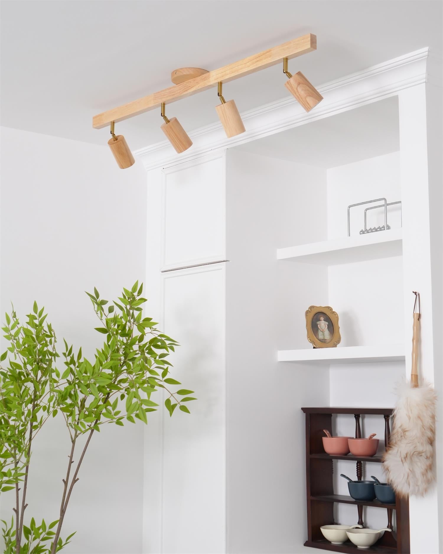 Philyra - Wood Rail Track Lighting