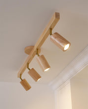 Philyra - Wood Rail Track Lighting