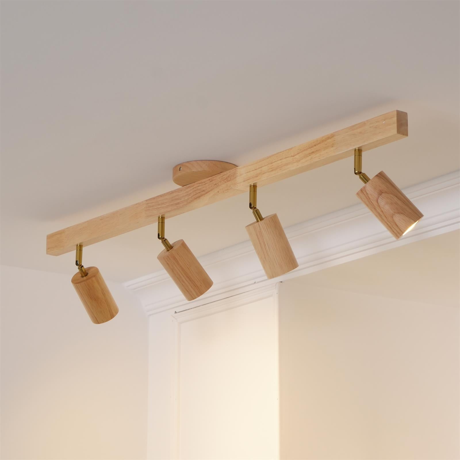 Philyra - Wood Rail Track Lighting