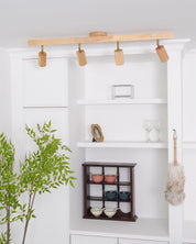 Philyra - Wood Rail Track Lighting