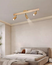 Philyra - Wood Rail Track Lighting