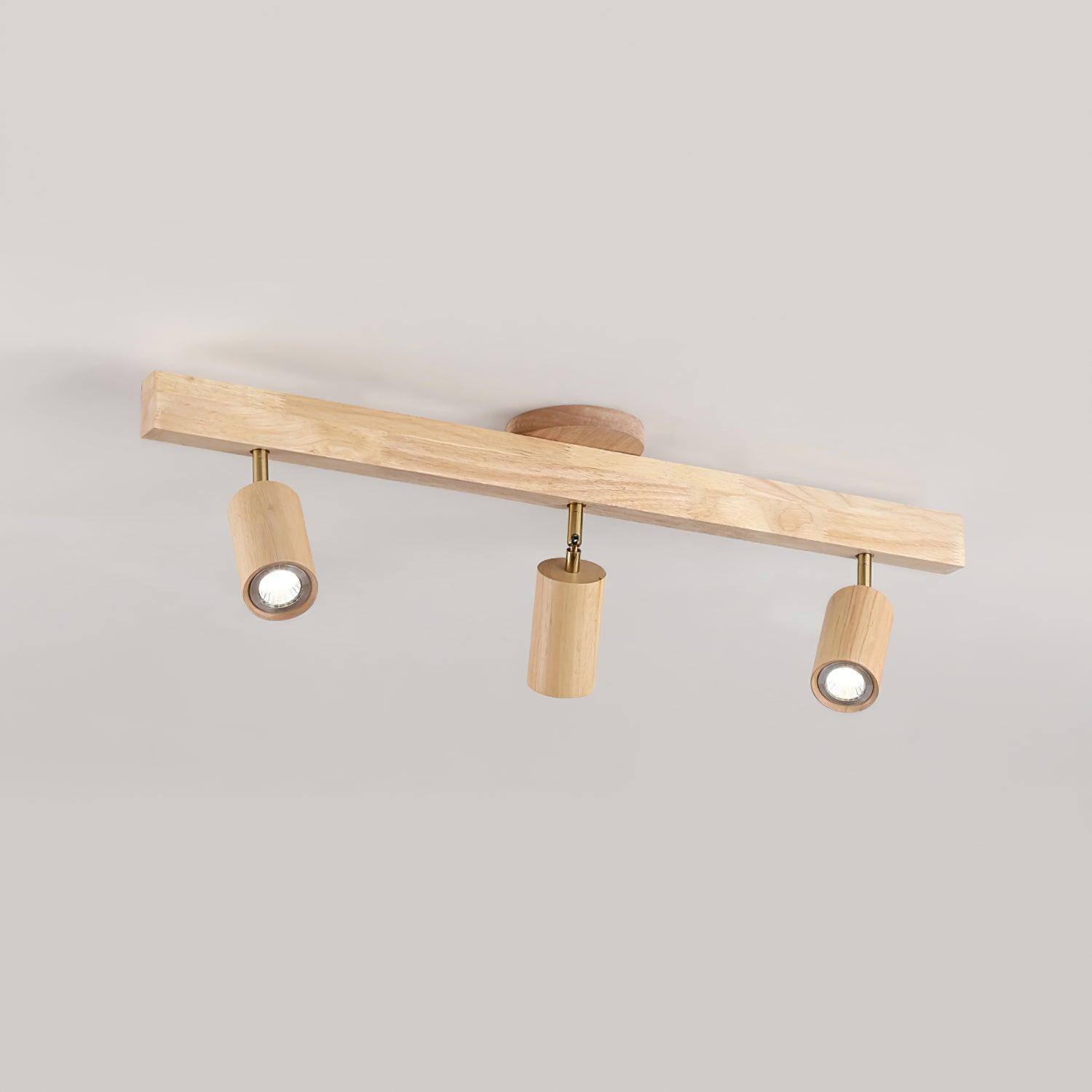 Philyra - Wood Rail Track Lighting