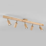 Philyra - Wood Rail Track Lighting