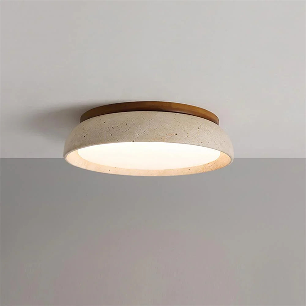 Kalypso - Travertine Flush Mount Ceiling Light