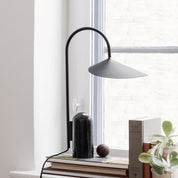 Rhonda Arched Stem Marble Base Table Lamp – detail 5
