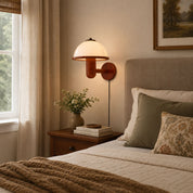 Amaltheia - Dark Oak Plug-In Wall Lamp