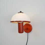 Sophrosyne - Dark Oak Plug-In Wall Lamp