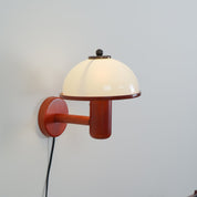 Sophrosyne - Dark Oak Plug-In Wall Lamp
