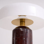 Hespera - Cordless Marble and Opaline Glass Table Lamp