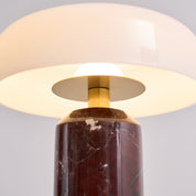 Hespera - Cordless Marble and Opaline Glass Table Lamp