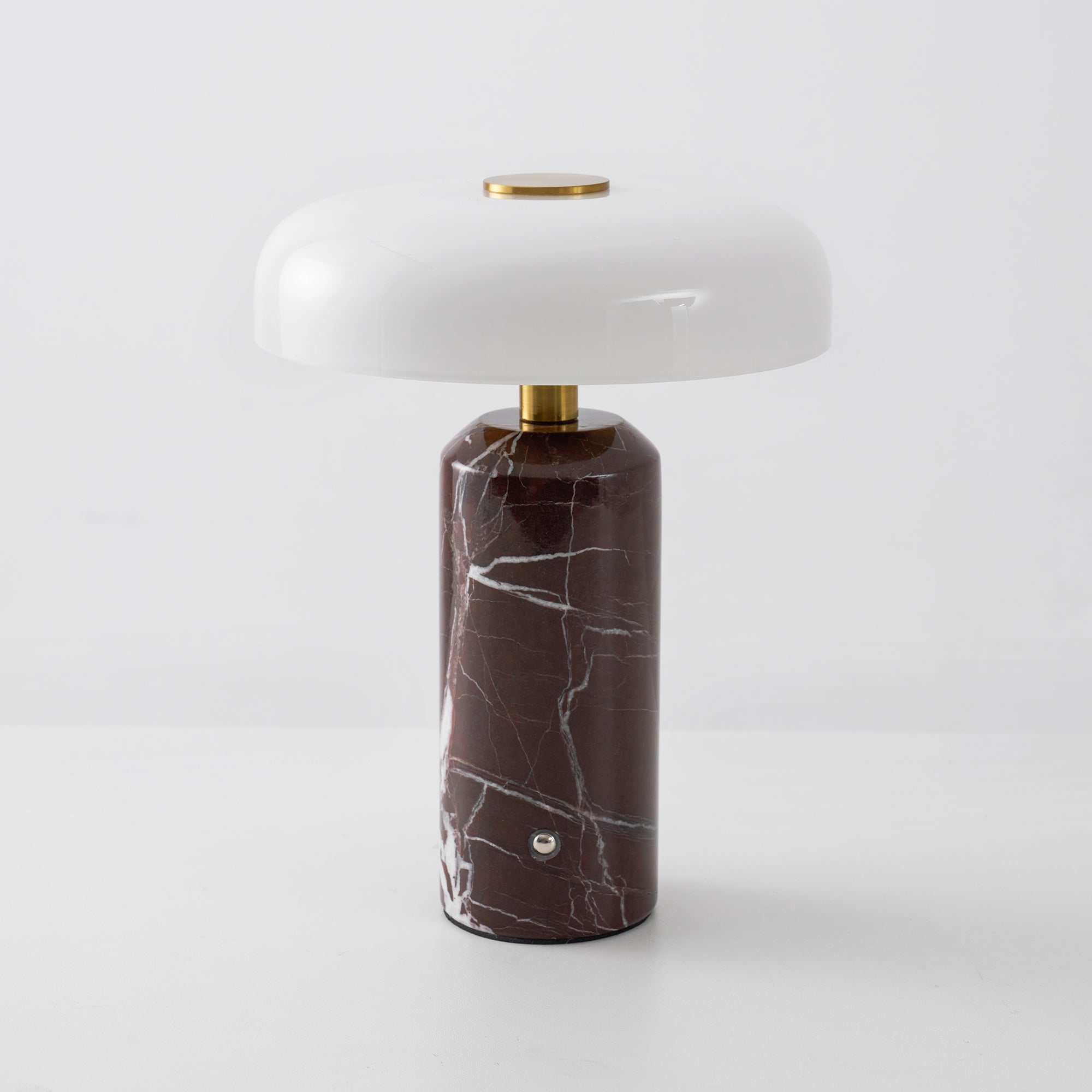 Hespera - Cordless Marble and Opaline Glass Table Lamp