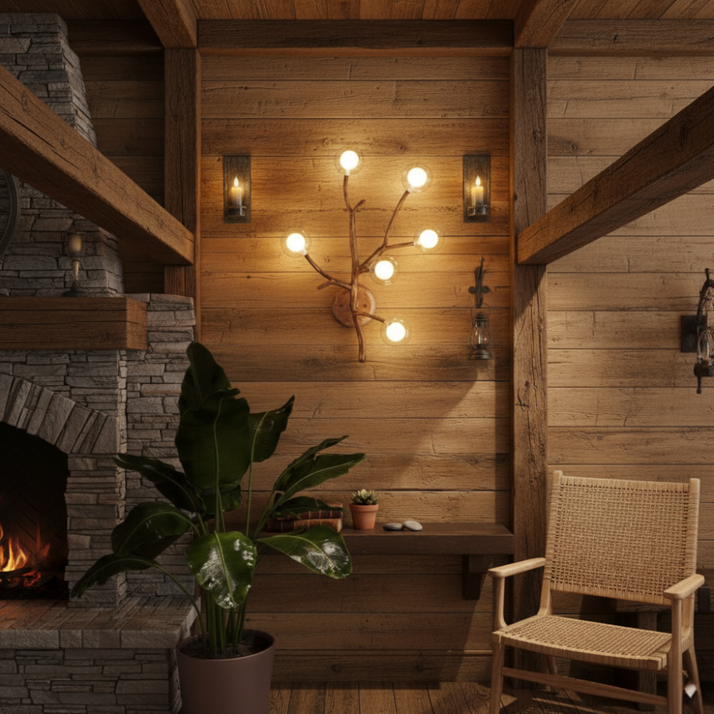 Dryas - Rustic Branch Chandelier