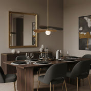Ned Mid-Century Leaf Petal Pendant Light – detail 8