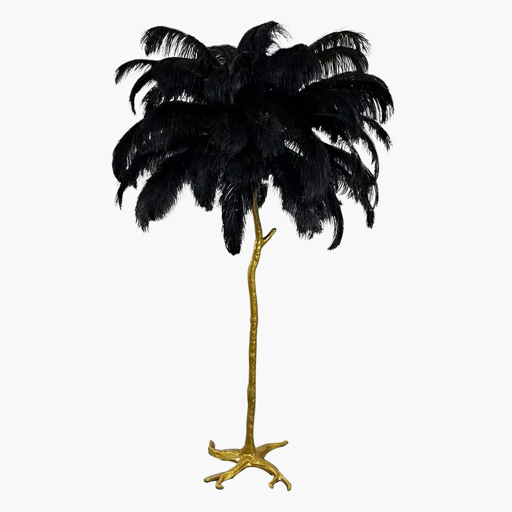 Phoinike - Ostrich Feather Floor Lamp