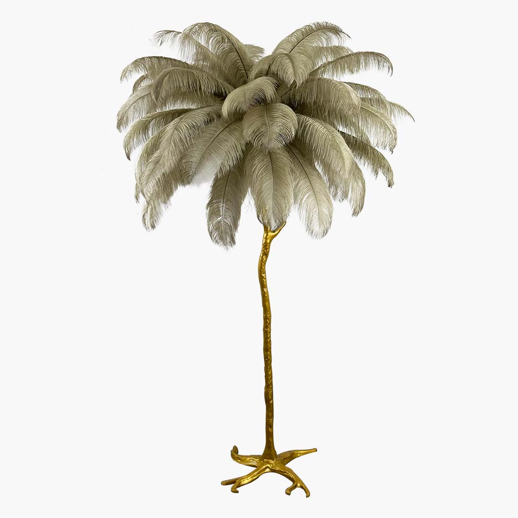 Phoinike - Ostrich Feather Floor Lamp