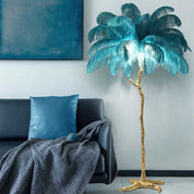 Phoinike - Ostrich Feather Floor Lamp
