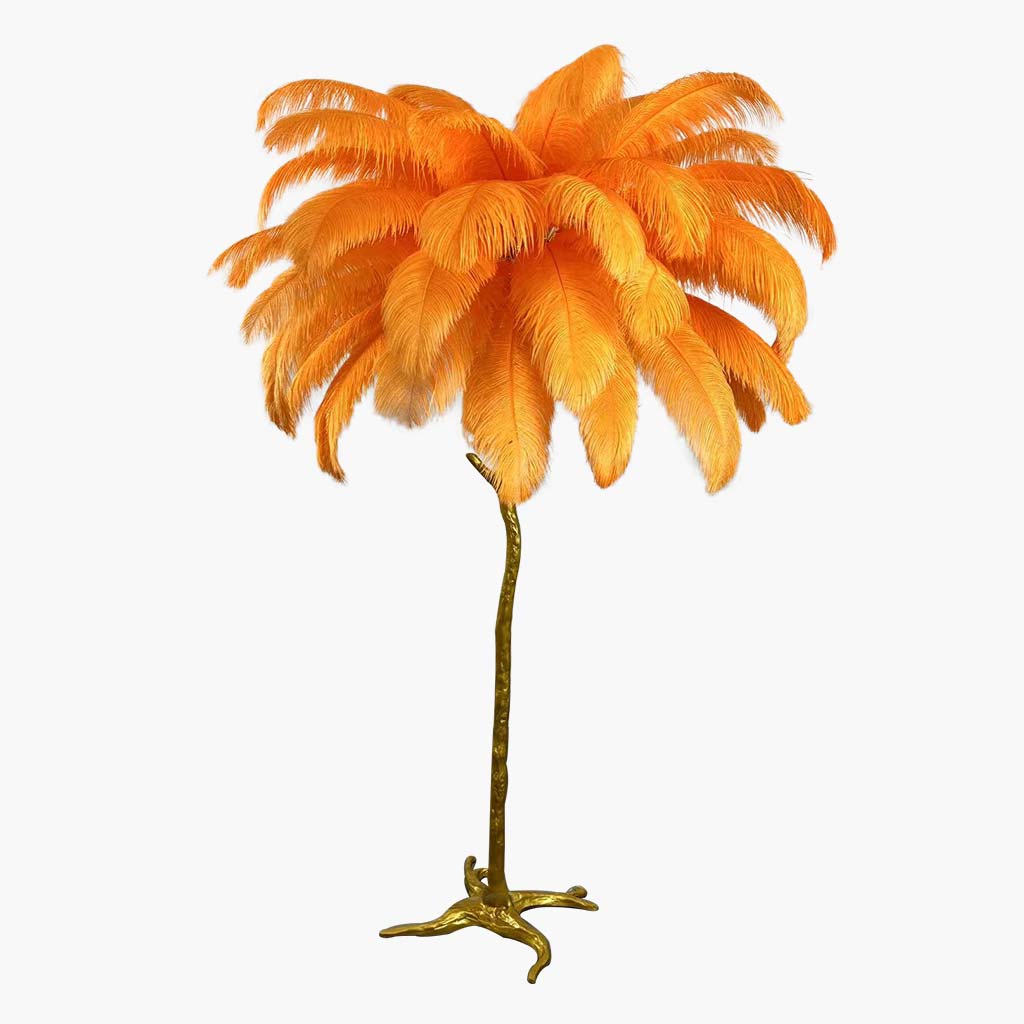 Phoinike - Ostrich Feather Floor Lamp
