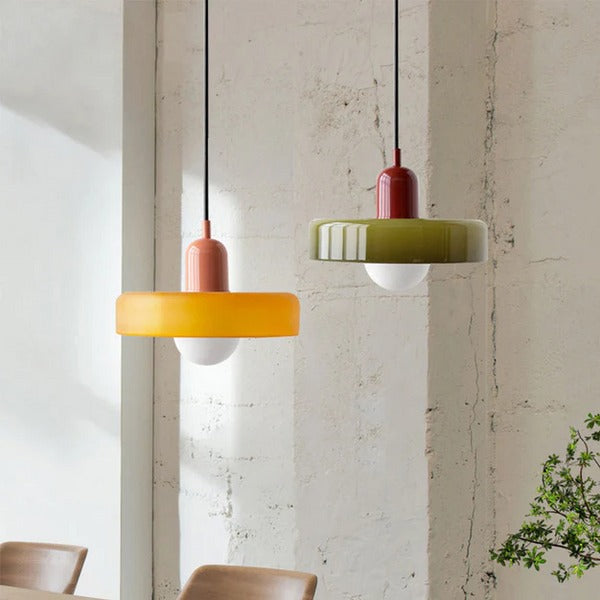 Iolaos - Colored Glass Pendant Light