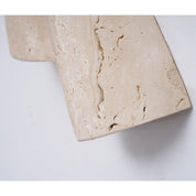 Amphitrite - Draped Travertine Wall Sconce