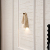 Amphitrite - Draped Travertine Wall Sconce