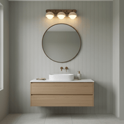 Endymion - Travertine and Glass Wall Sconce