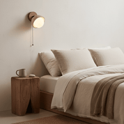 Endymion - Travertine and Glass Wall Sconce