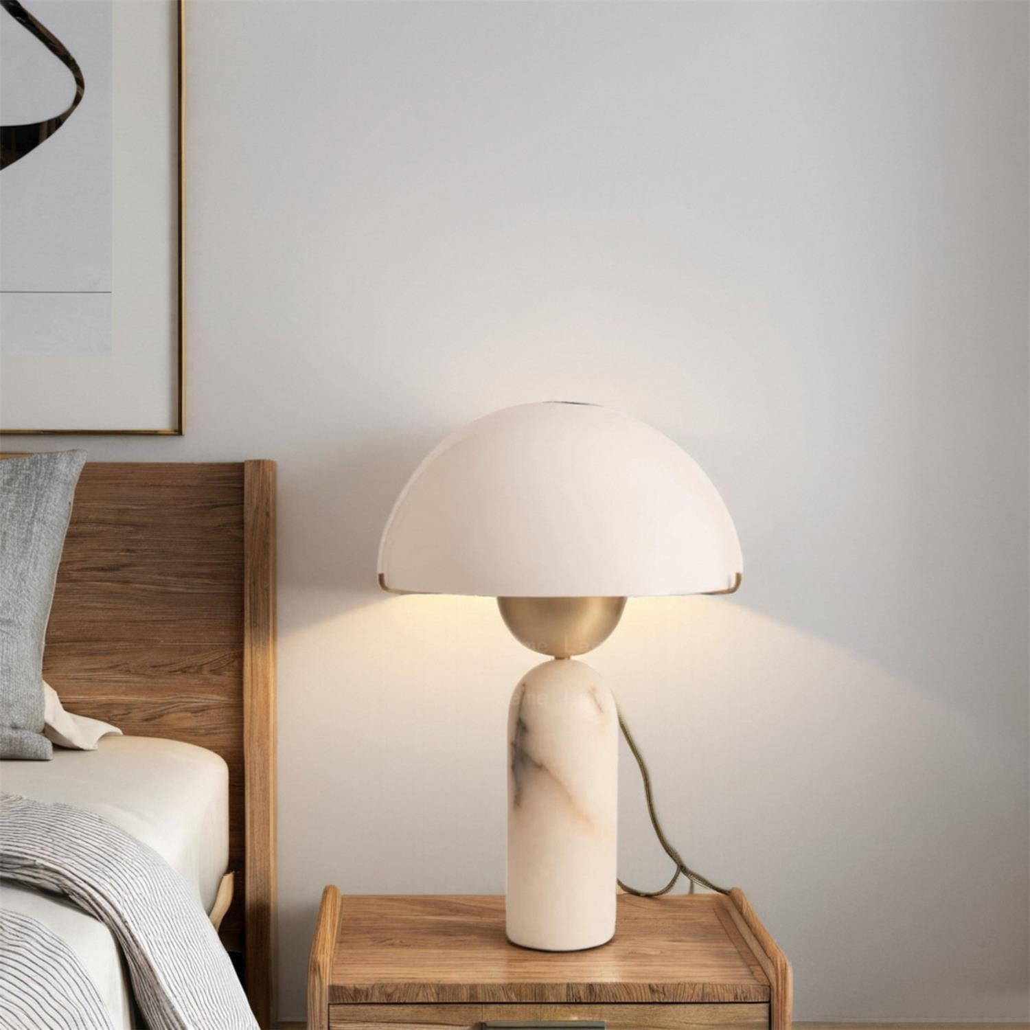 Chrysothemis - Alabaster Globe Table Lamp