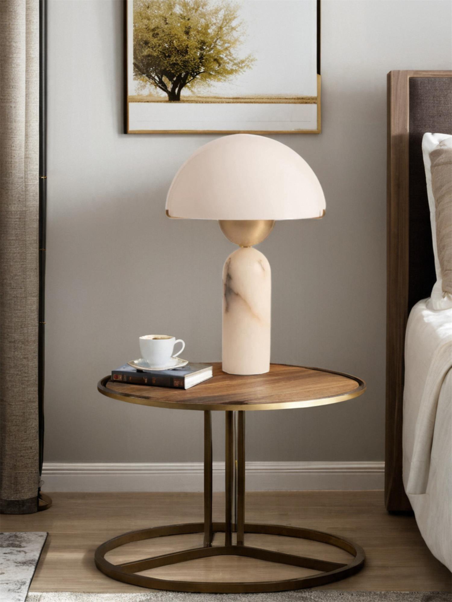 Chrysothemis - Alabaster Globe Table Lamp