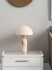 Chrysothemis - Alabaster Globe Table Lamp