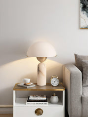 Chrysothemis - Alabaster Globe Table Lamp