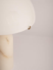 Chrysothemis - Alabaster Globe Table Lamp