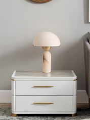 Chrysothemis - Alabaster Globe Table Lamp
