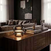 Nerine - Blown Glass and Alabaster Table Lamp