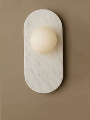 Harmonia - Marble and Travertine Wall Sconce