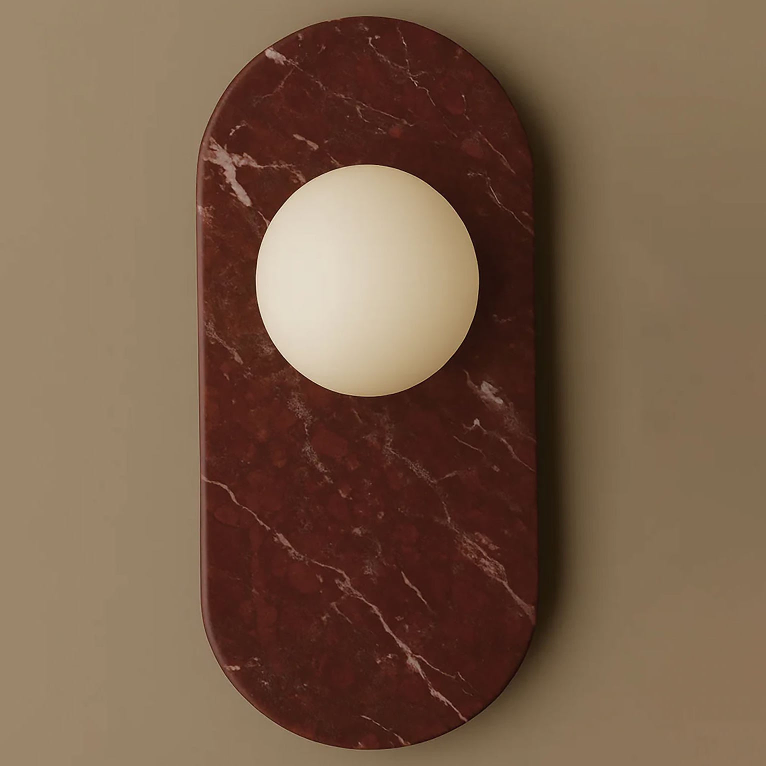 Harmonia - Marble and Travertine Wall Sconce