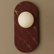 Harmonia - Marble and Travertine Wall Sconce