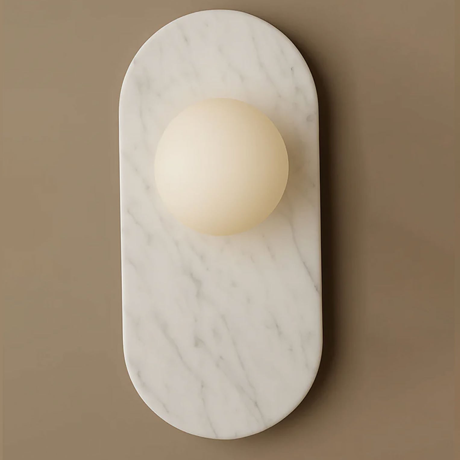 Harmonia - Marble and Travertine Wall Sconce